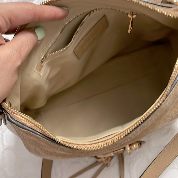 See by Chloe Joan Shoulder/Crossbody Bag Suede/Leather Tan - Picture 5 of 16